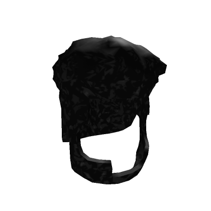 Roblox Item Black Bearded Curly Top