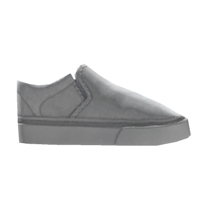 Canvas Shoes - White - Right