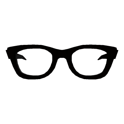 black rg glasses roblox id