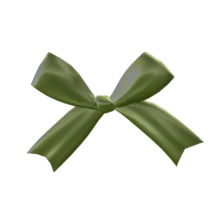 Coquette Green Hair Bow - Roblox
