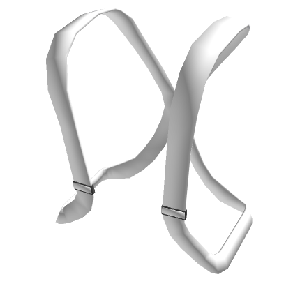 Backpack Straps - White (3.0) | Roblox Item - Rolimon's