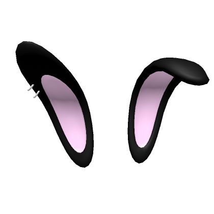 Roblox Item Bunny Ears Black