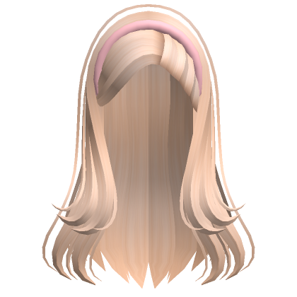 Vintage Hairstyle with Headband (Blonde) | Roblox Item - Rolimon's
