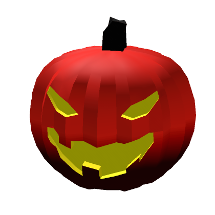 Red face Pumpkin head for Halloween | Roblox Item - Rolimon's