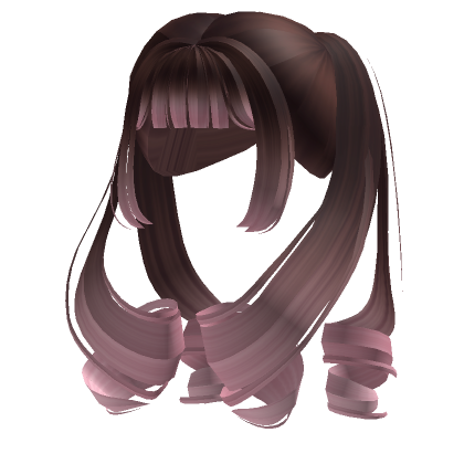 Roblox Item Two-Tone Cute Fairy Curly Twirl Pigtails