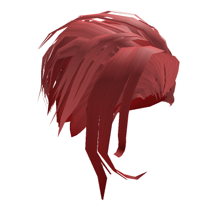 Roblox Item Slicked Back Hair with Strands (Red)