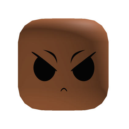 Roblox Item Cartoon Angry Face Imp  [Simplistic] | Brown