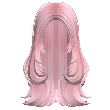 Roblox Item Long Cloudy Cute Curls Hair (Pink)