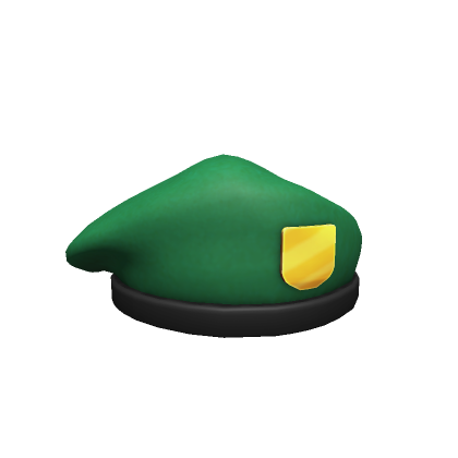 Roblox Item Army green military beret
