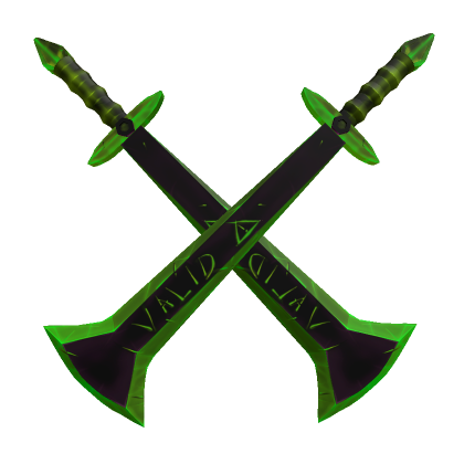 Dual Emerald Valid Swords | Roblox Item - Rolimon's