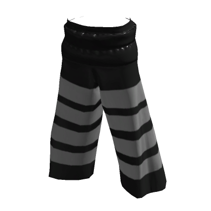 Black pants with white new arrivals stripes roblox