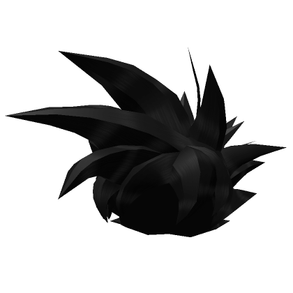 Roblox Item Black Spiky Male Hair V2