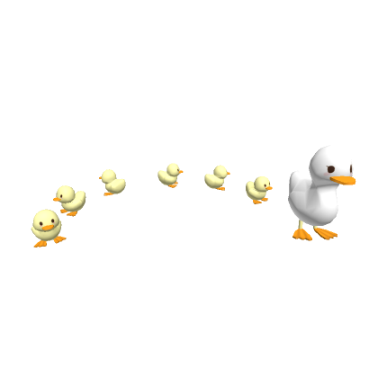 Roblox Item ♡ 🦆🐥 Cute Mama & Baby Ducks Army Group Pets ♡