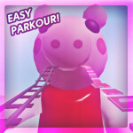 Piggy Cart Ride Parkour! *Easy Parkour*