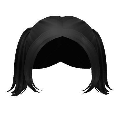 sweet pigtails in black | Roblox Item - Rolimon's