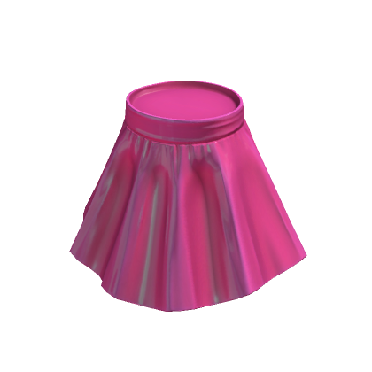 Hot pink discount plastic skirt
