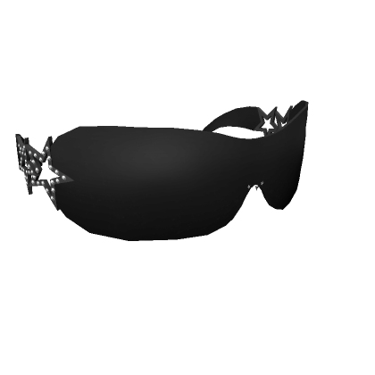Black Y2k Cyberstar Shades with Stars's Code & Price - RblxTrade