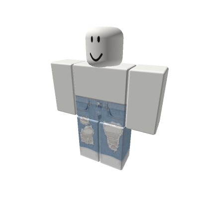 Cute ripped Jeans Y2k aesthetic vintage girl ok Roblox