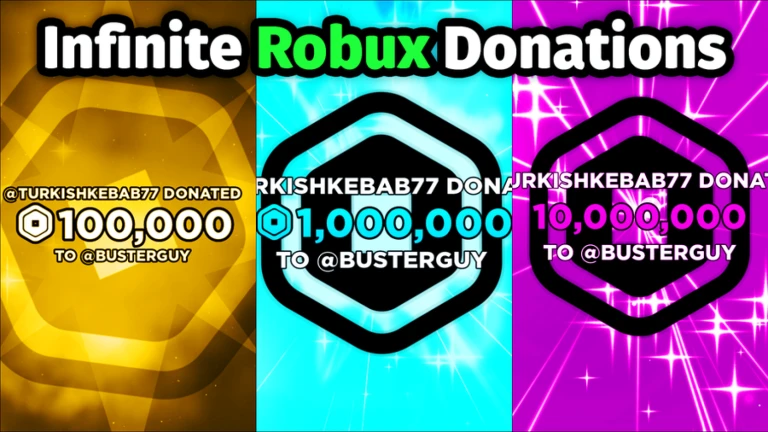 PLS DONATE BUT INFINITE ROBUX 💸