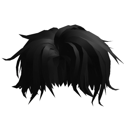 Black hair roblox on sale