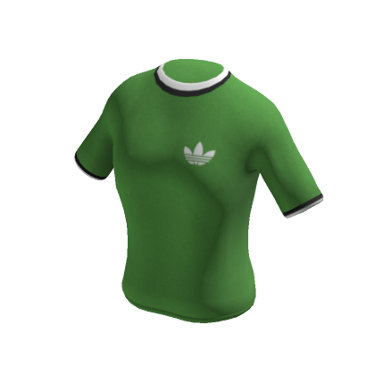 Green adidas shirt roblox hotsell