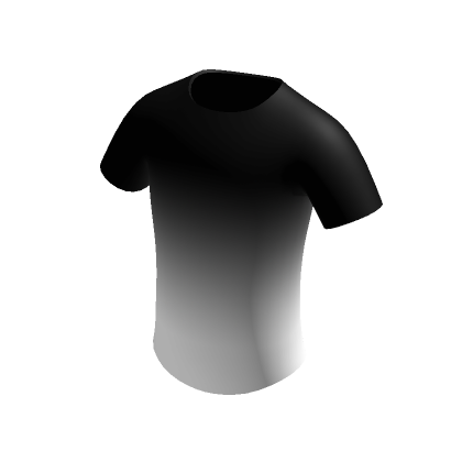 Emo Black and White Grunge Shadow Gradient Shirt