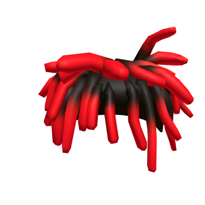 Roblox Item Red Messy Dreads