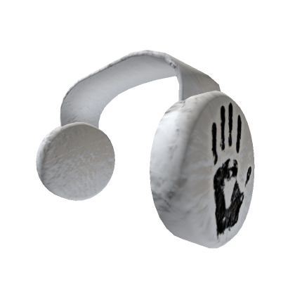 Roblox Item White Hellprint Headphones