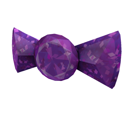 Sparkle Time Amethyst Bow Tie