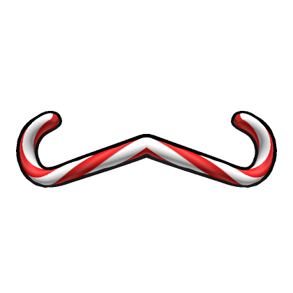 Candy Cane Mustache Christmas | Roblox Item - Rolimon's
