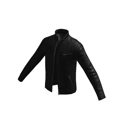 Roblox Item Leather Jacket - Black