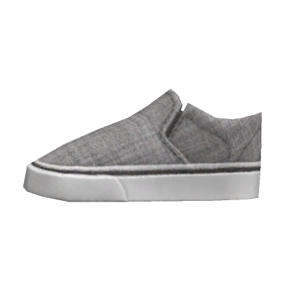 Canvas Shoes - Gray - Left