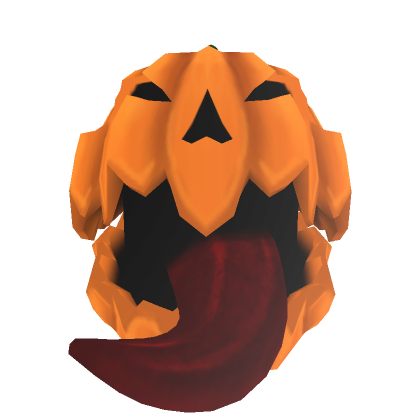 Roblox Item Halloween Pumpkin With Tongue