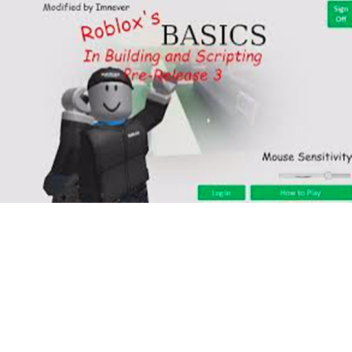 ROBLOX's Basics In Building And Scripting
