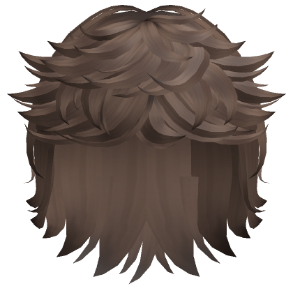 Cool Fluffy Swept Messy Boy Hair (Silver)'s Code & Price - RblxTrade