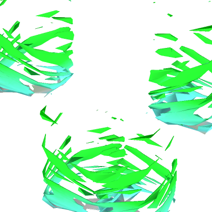 Download Burning Roblox In Green Fire Wallpaper