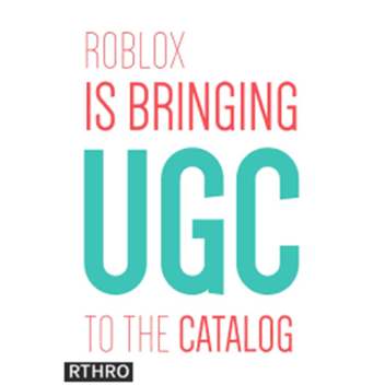 Roblox User Generated Catalog Showcase (Official)