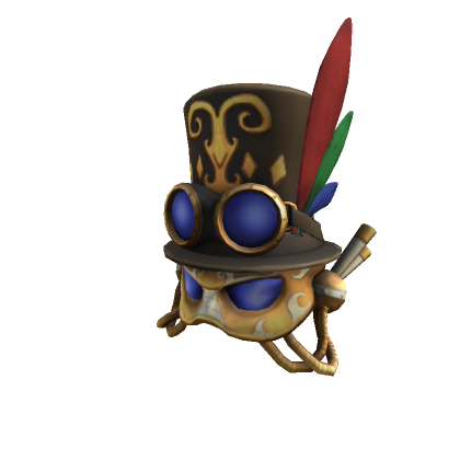 mardi gras steampunk mask