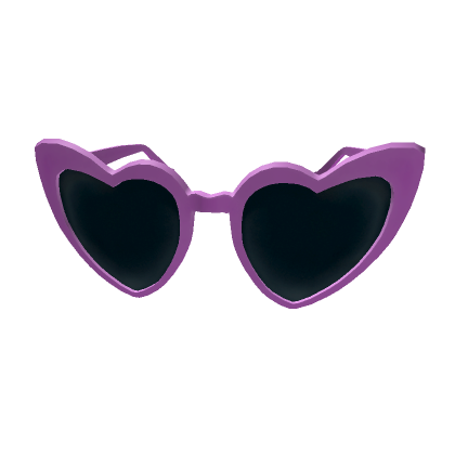 Roblox Item Y2K Heart Glasses - Pink