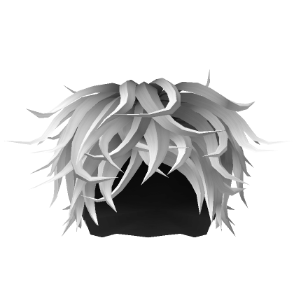 White Fluffy Messy Hair's Code & Price - RblxTrade