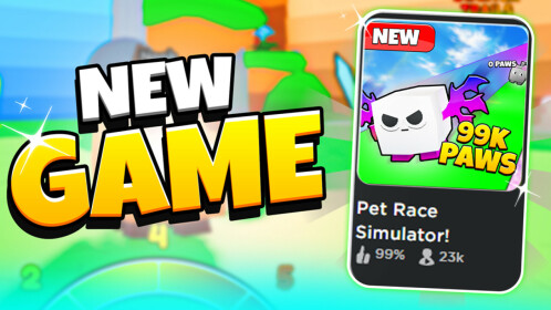 🔥COOKIE!] Pet Race Clicker! - Roblox