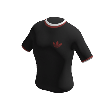 adidas Black Red Shirt Roblox