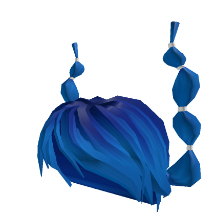 Roblox Item crazy bad girl hair (blue)