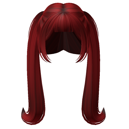 Red Pigtails extension  Roblox Item - Rolimon's