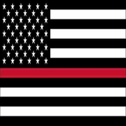 Thin Red Line American Flag