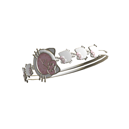 Cute Kawaii Kitty Watch in White Left Roblox Item Rolimon s