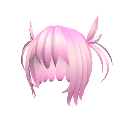 Roblox Item Pink Small Pigtails Anime Hair