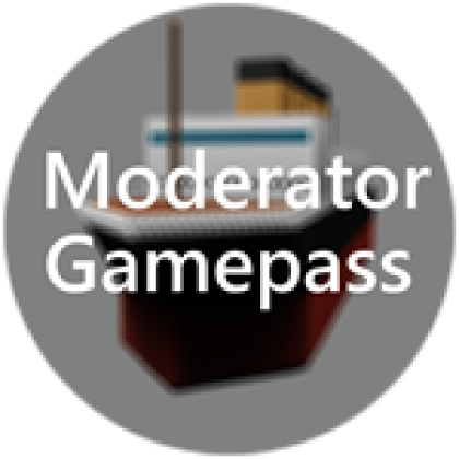 Permanent Moderator Pass - Roblox