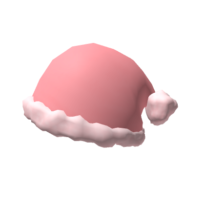 Roblox Item Over-the-eyes Santa Hat (Pink)