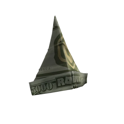 Folded Robux Wizard Hat | Roblox Item - Rolimon's